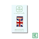 British Flag Matchbook Needle Minder - KC Needlepoint