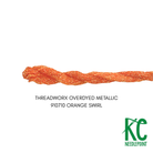 ThreadworX #12 Overdyed Metallic Orange Swirl - KC Needlepoint