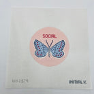 Social Butterfly Canvas - KC Needlepoint