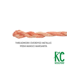ThreadworX #12 Overdyed Metallic Mango Margarita - KC Needlepoint