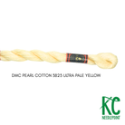 DMC 5 Pearl Cotton 3823</br>Ultra Pale Yellow - KC Needlepoint
