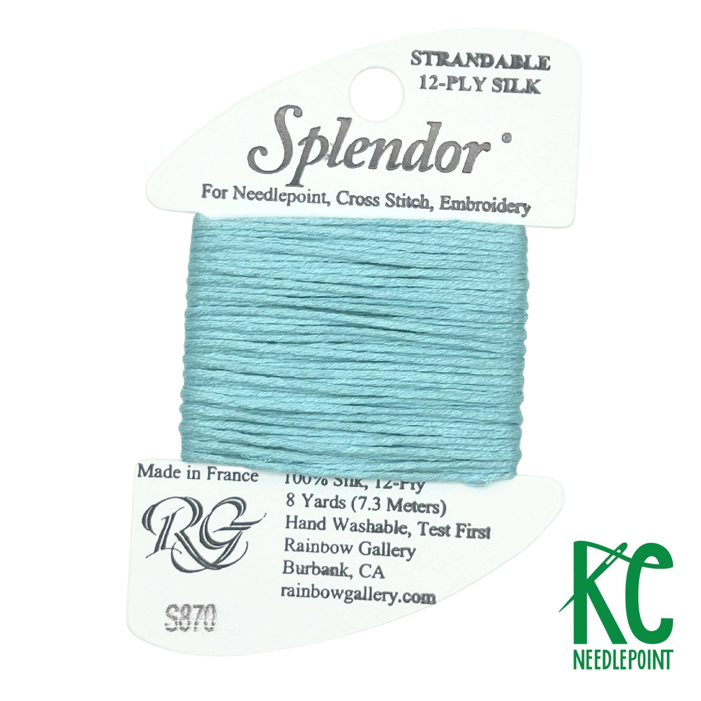 Splendor S870 Green Aqua - KC Needlepoint