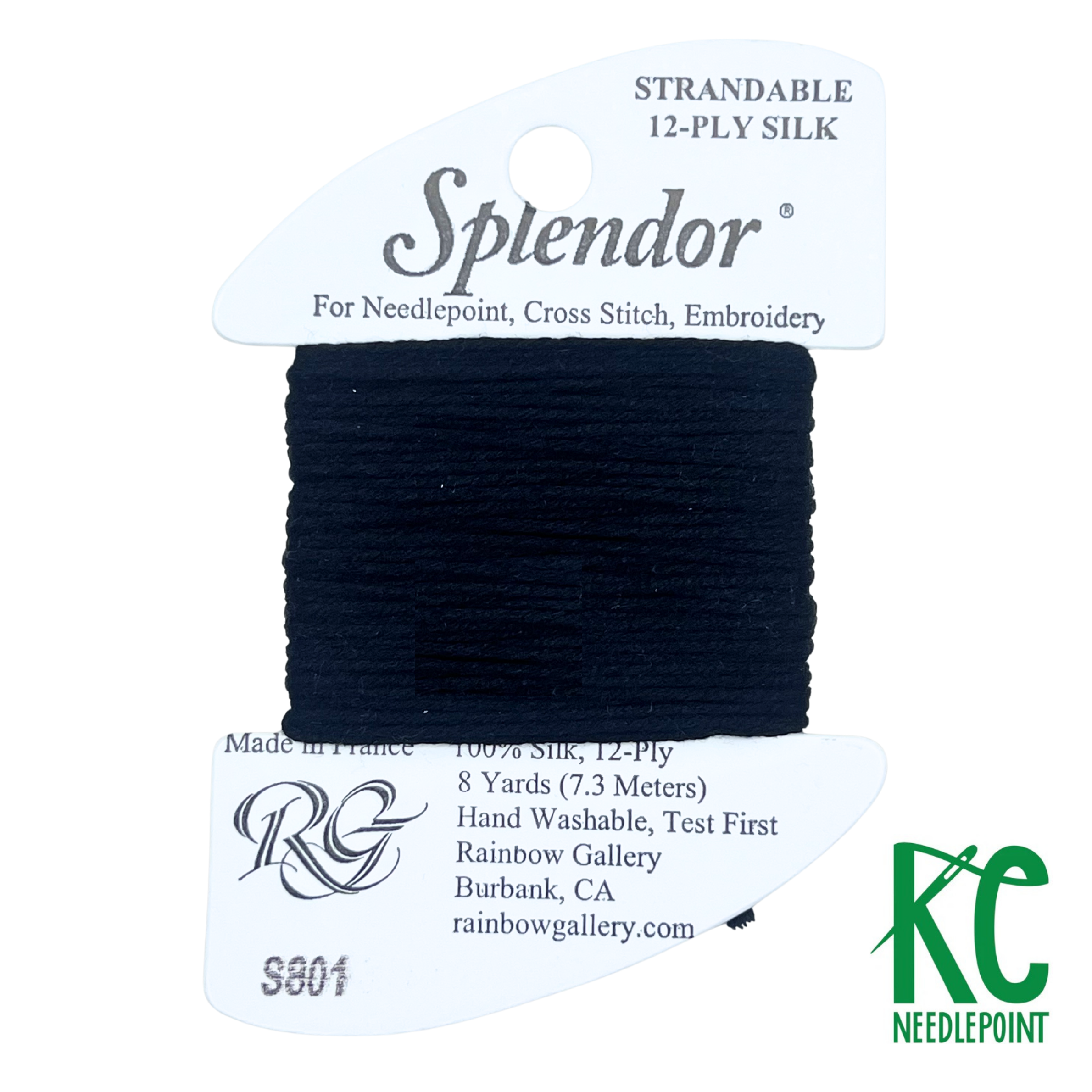 Splendor S801 Black - KC Needlepoint