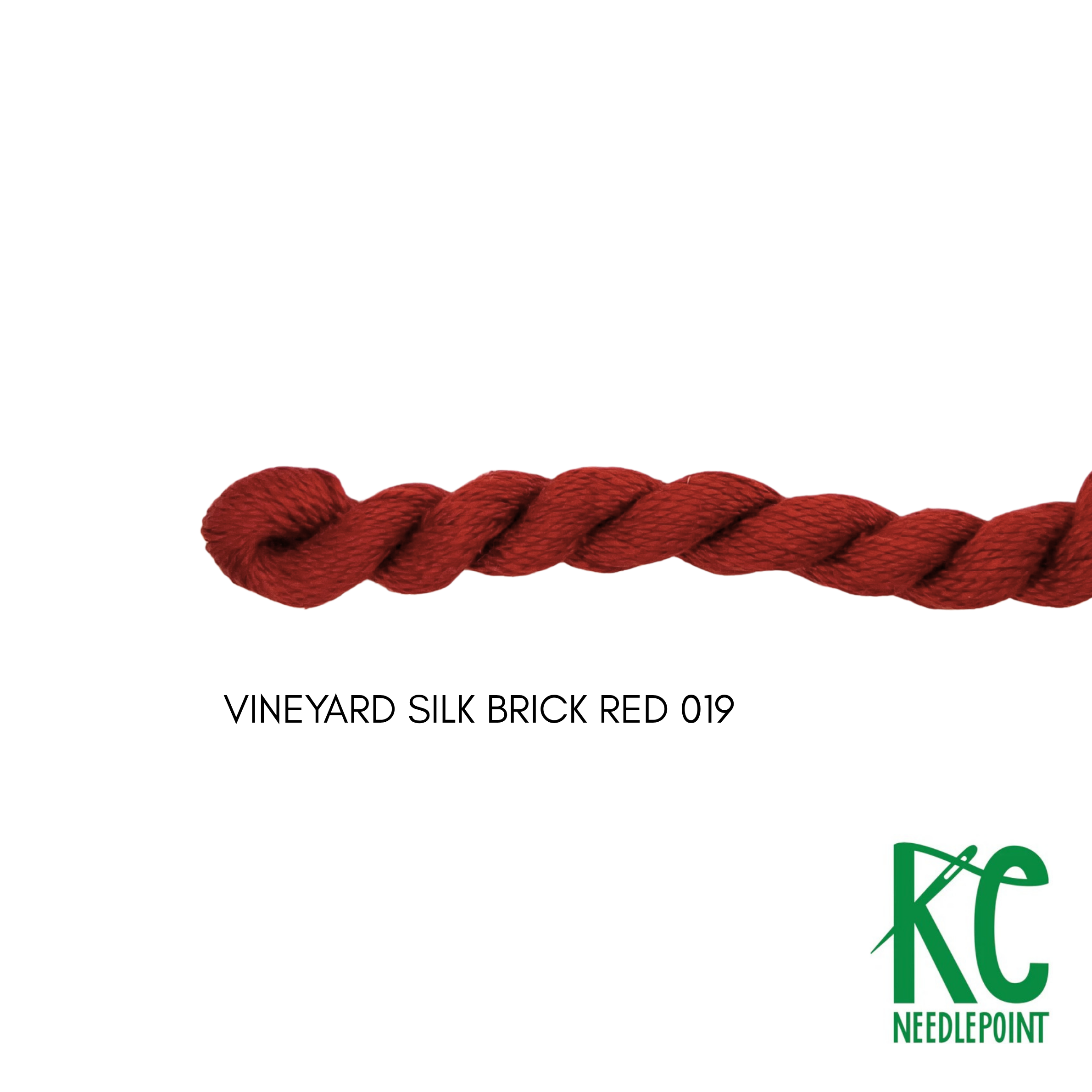 Vineyard Silk Skein C019 Brick Red - KC Needlepoint