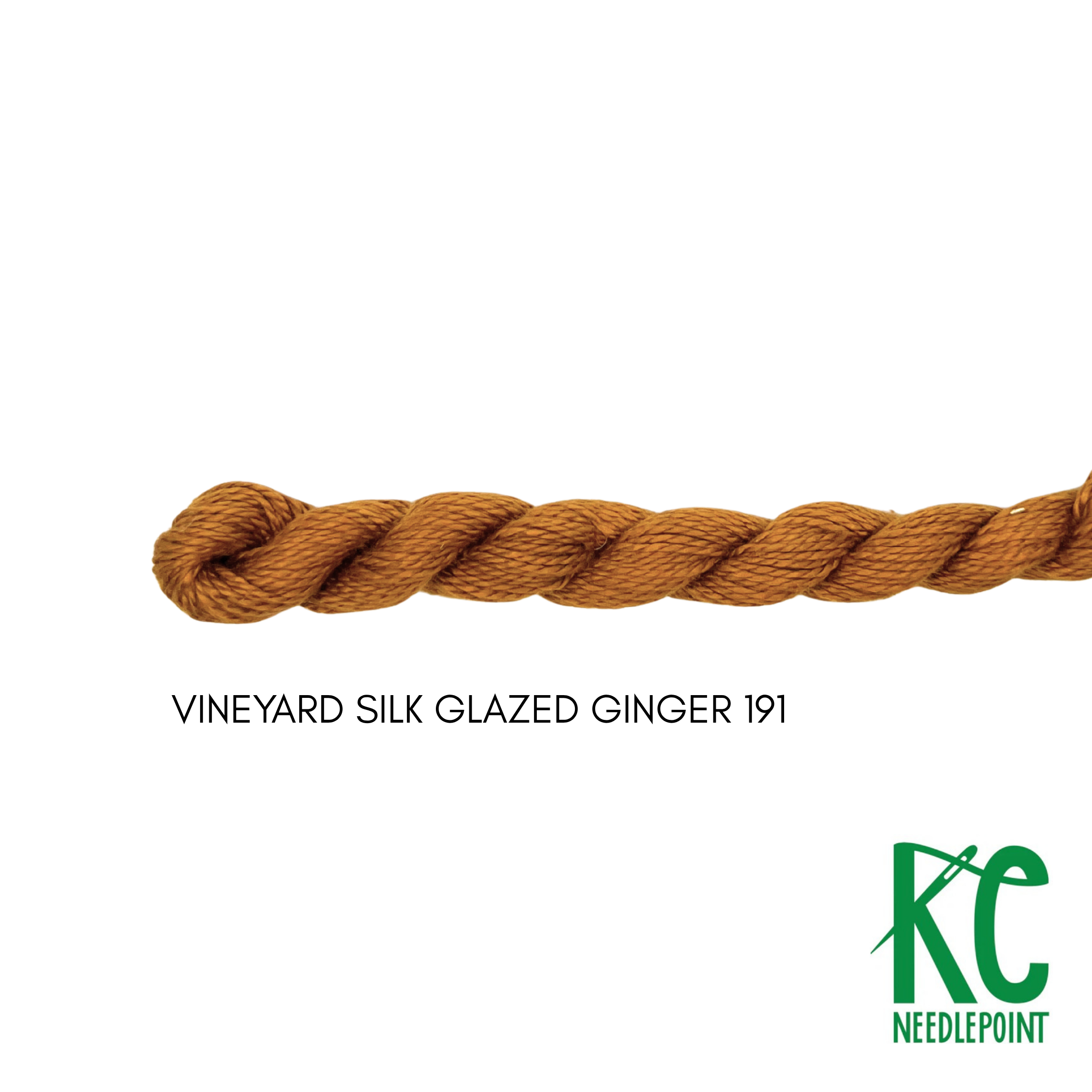 Vineyard Silk Skein C191 Glazed Ginger - KC Needlepoint