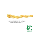 ThreadworX #12 Overdyed Metallic Lemon Meringue - KC Needlepoint