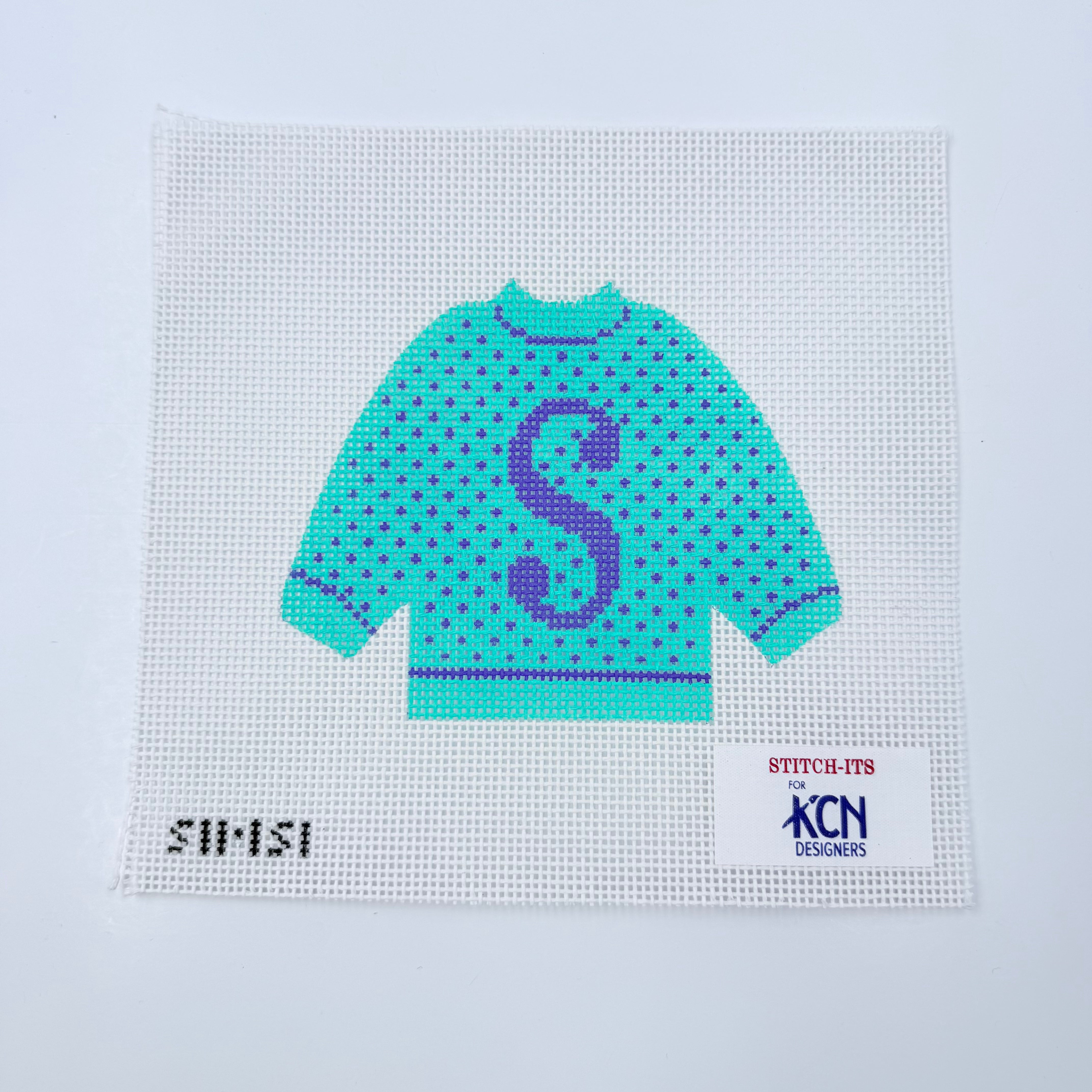 Letter Pullover- S - KC Needlepoint