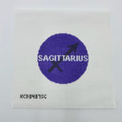 Sagittarius Zodiac Round Canvas - KC Needlepoint