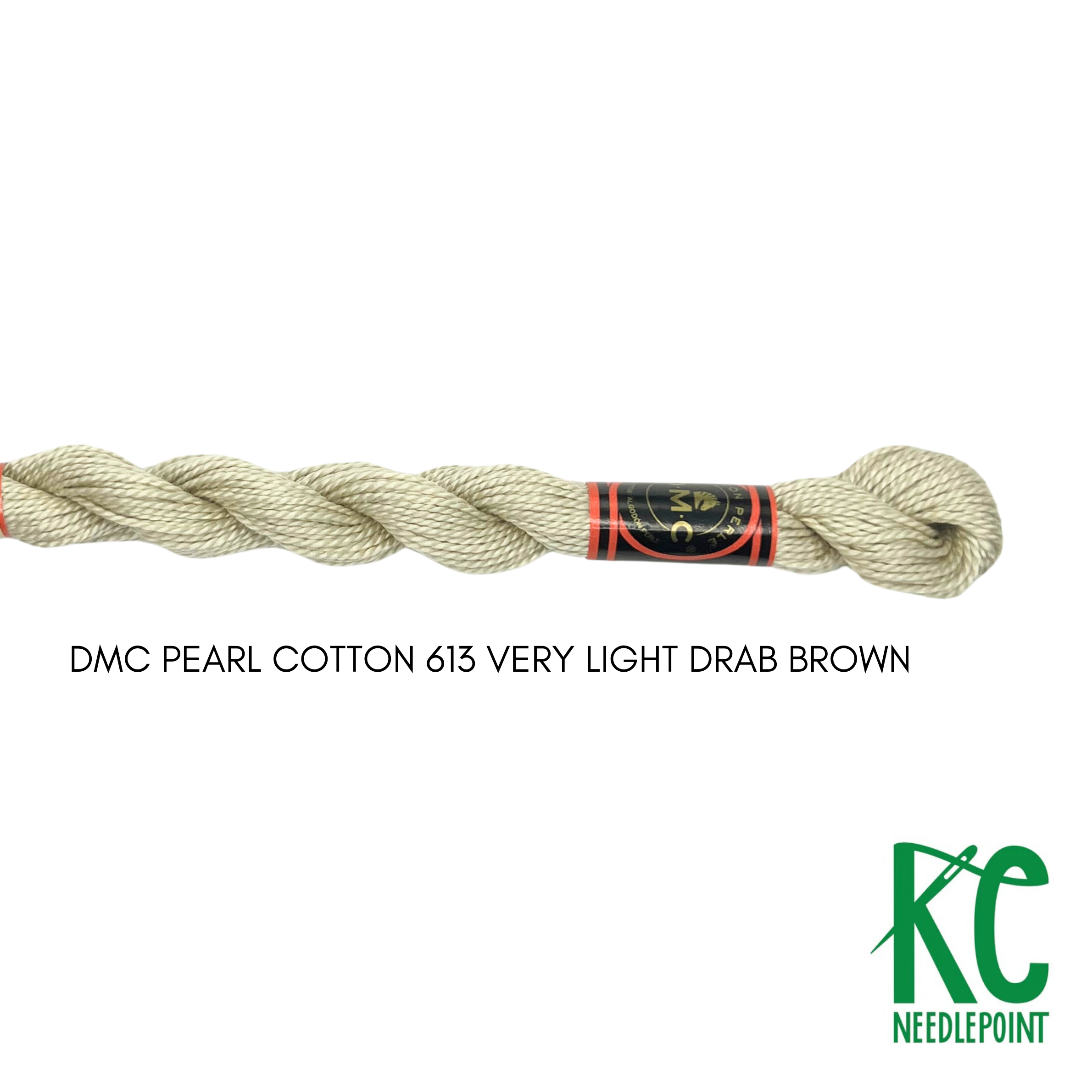 DMC 5 Pearl Cotton 613 Very Light Drab Brown - KC Needlepoint