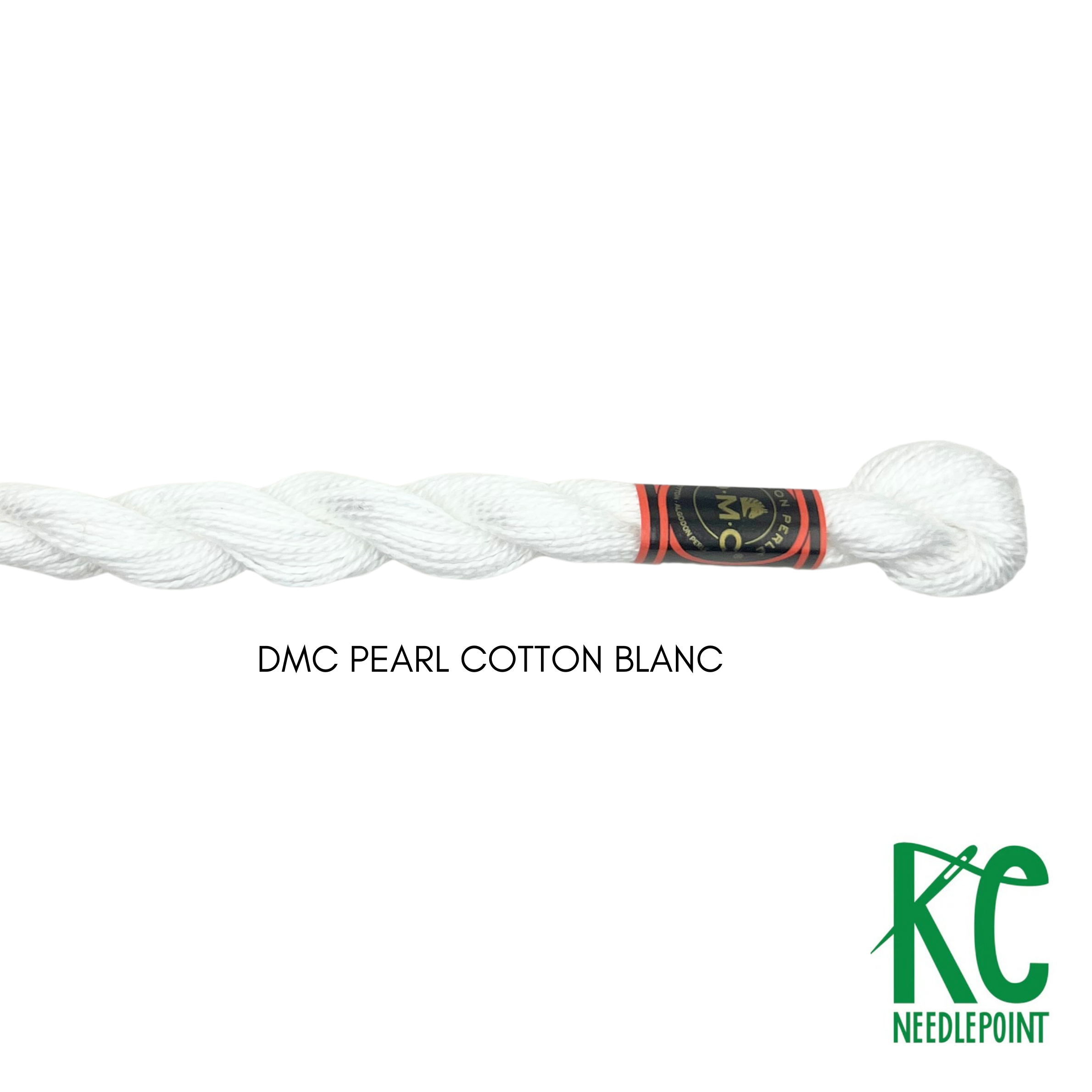 DMC 5 Pearl Cotton BLANC White - KC Needlepoint