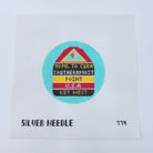 Key West 4 1/4" Travel Round Needlepoint Canvas - KC Needlepoint