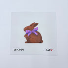 Chocolate Easter Bunny Canvas - KC Needlepoint