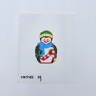 Penguin with Sleigh Bells Canvas - KC Needlepoint