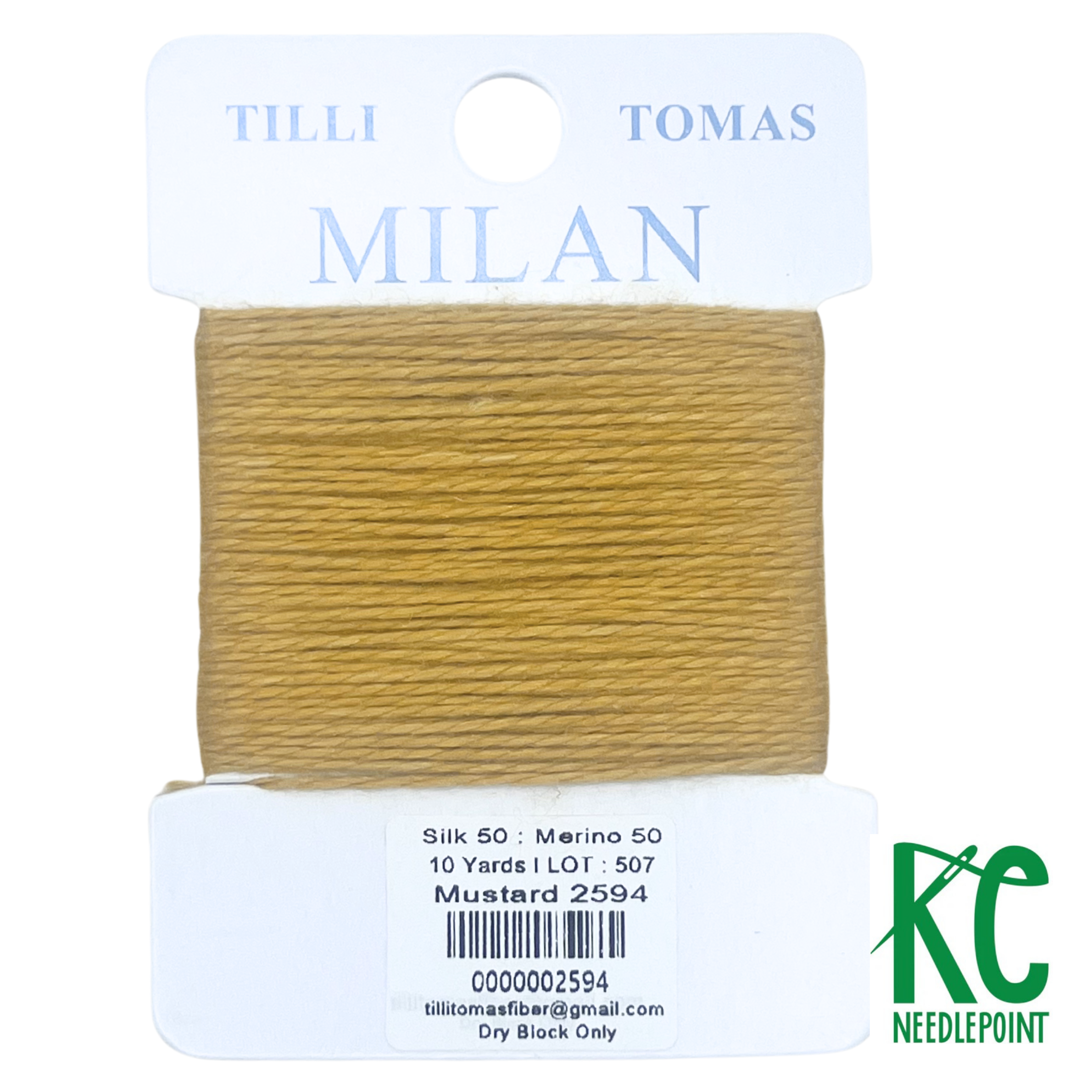 Milan Card 2594 Mustard - KC Needlepoint
