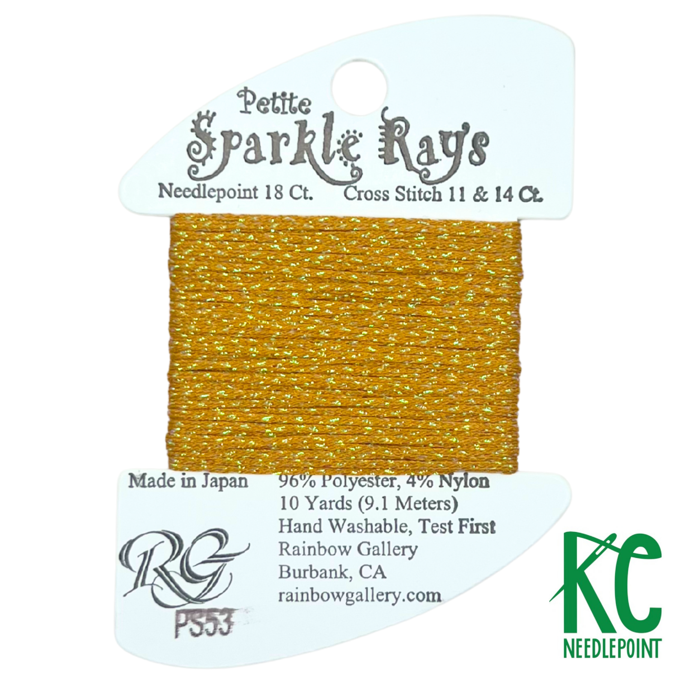 Petite Sparkle Rays PS53 Dark Marigold - KC Needlepoint