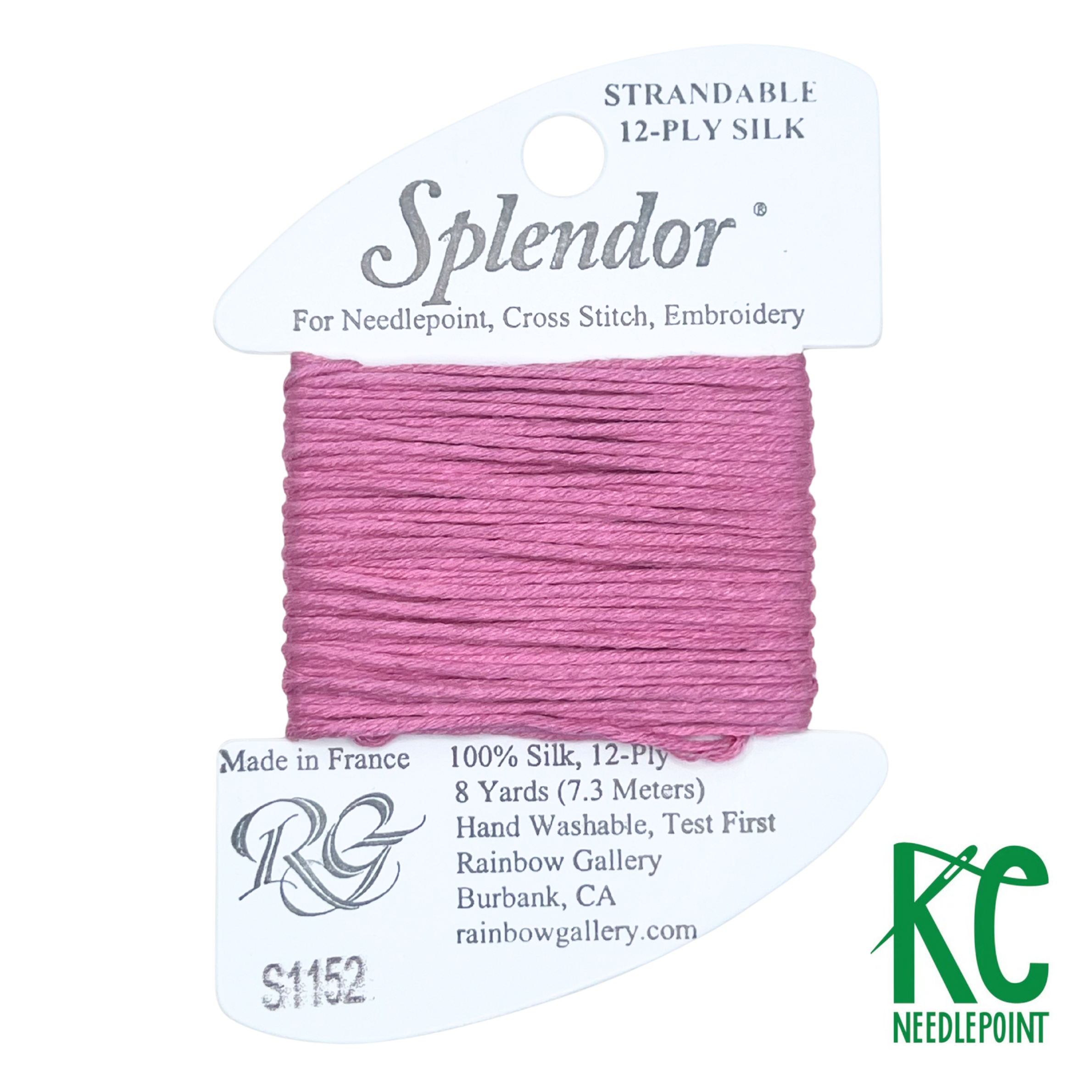 Splendor S1152 Pale Raspberry - KC Needlepoint