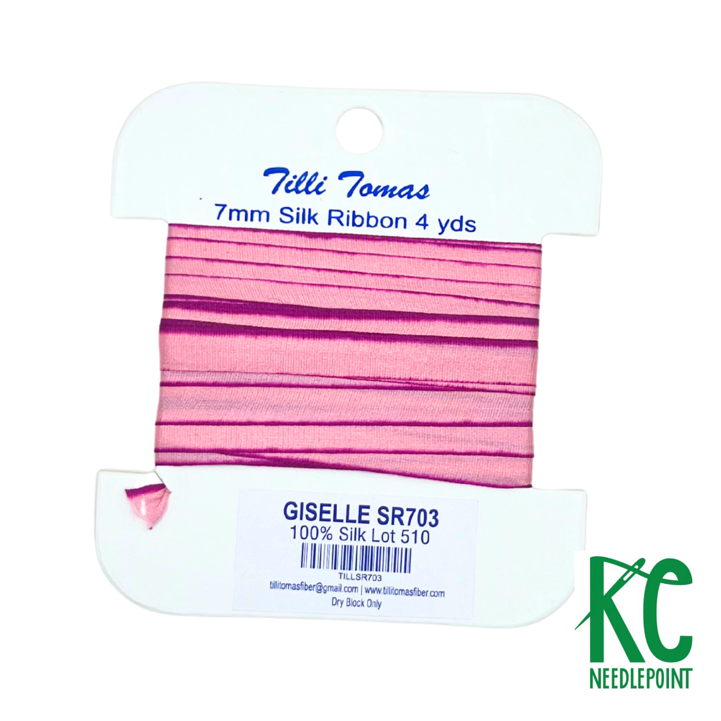 Silk Ribbon 703 Giselle - KC Needlepoint