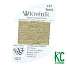 Kreinik Card Size 12 210 Gold Dust - KC Needlepoint
