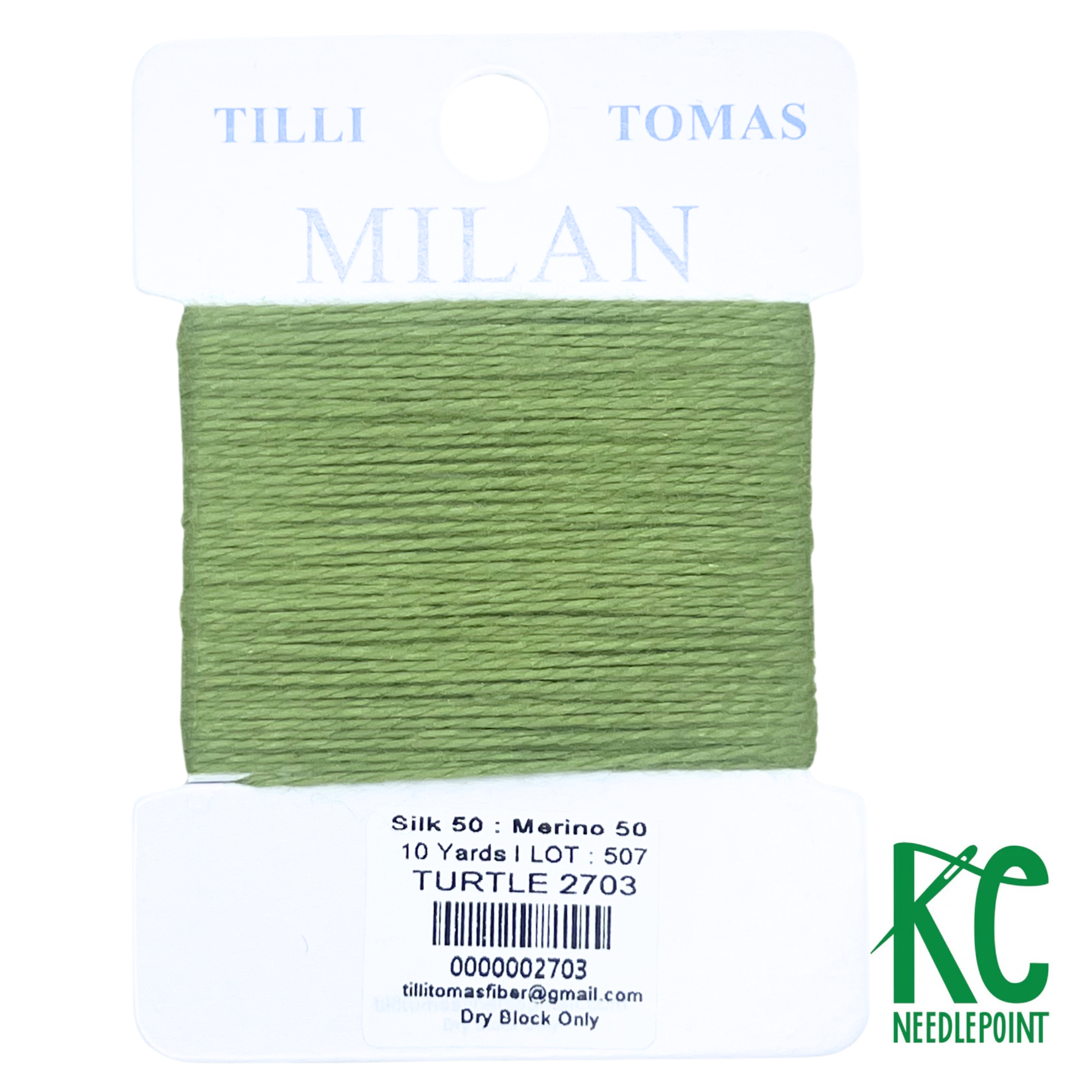 Milan Card 2703 Turtle - KC Needlepoint