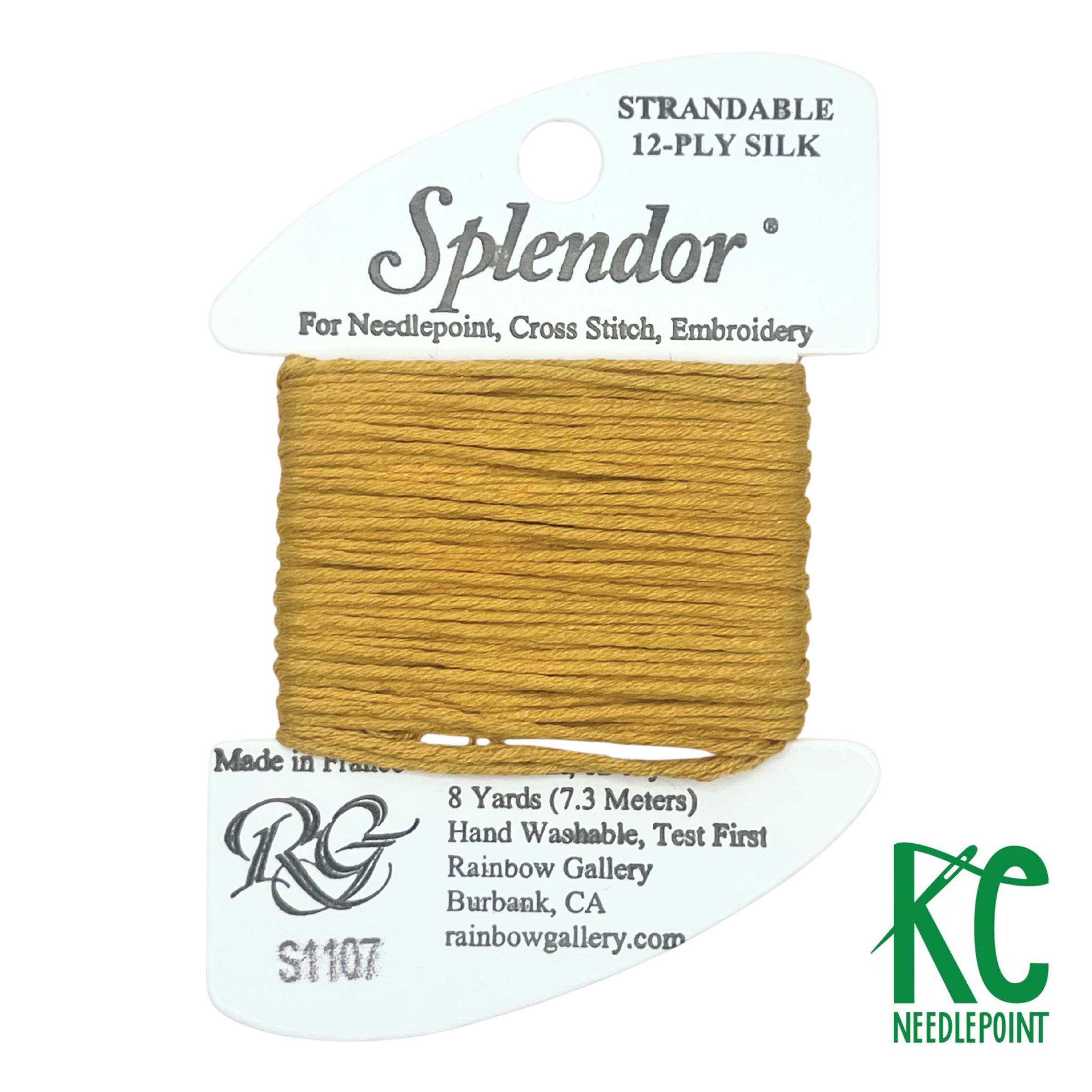 Splendor S1107 Medium Goldenrod - KC Needlepoint