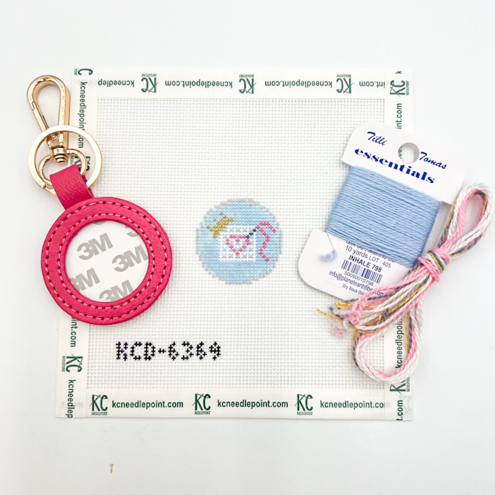 Stitch Queen Key Fob Kit - KC Needlepoint