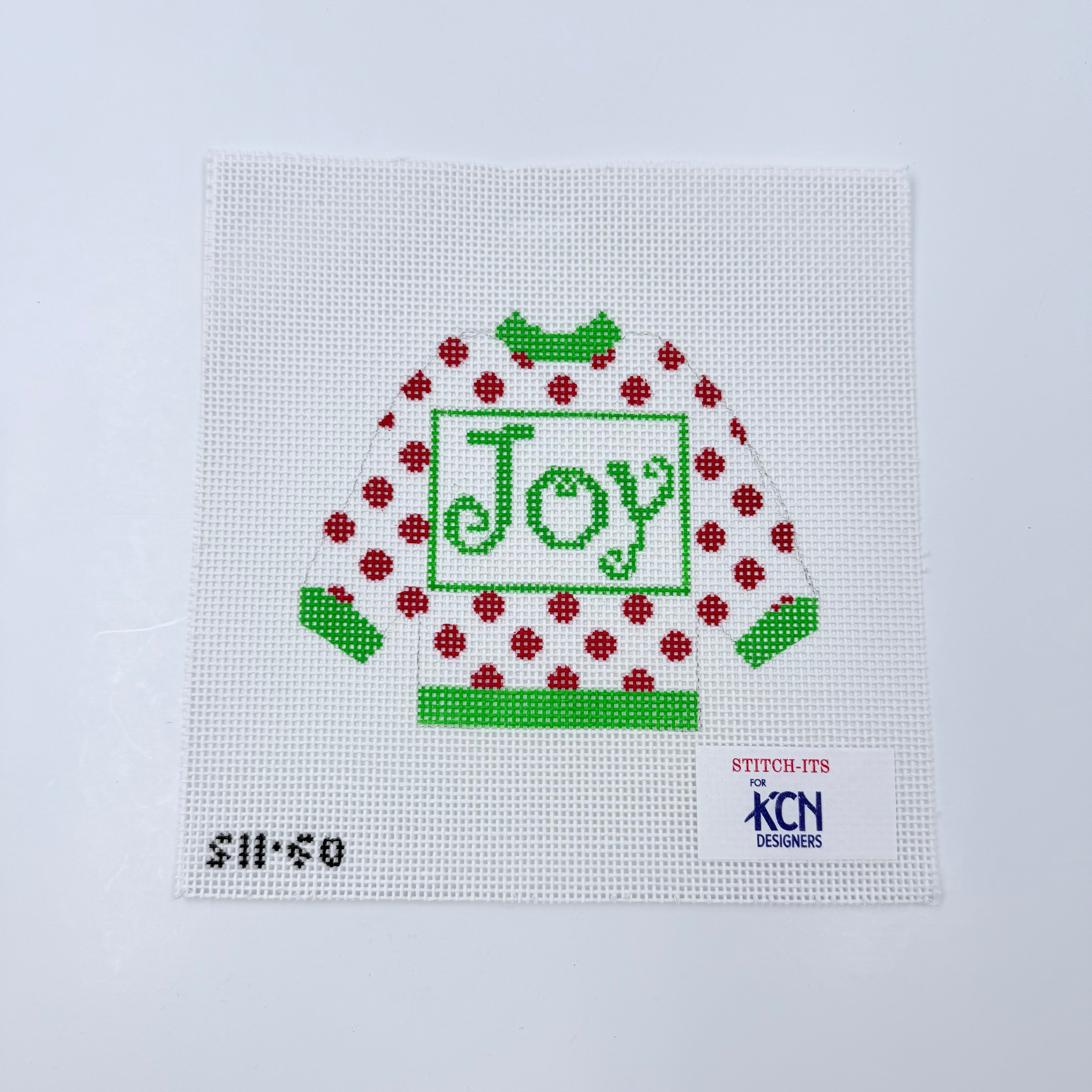 Candy Cane Joy Pullover - KC Needlepoint