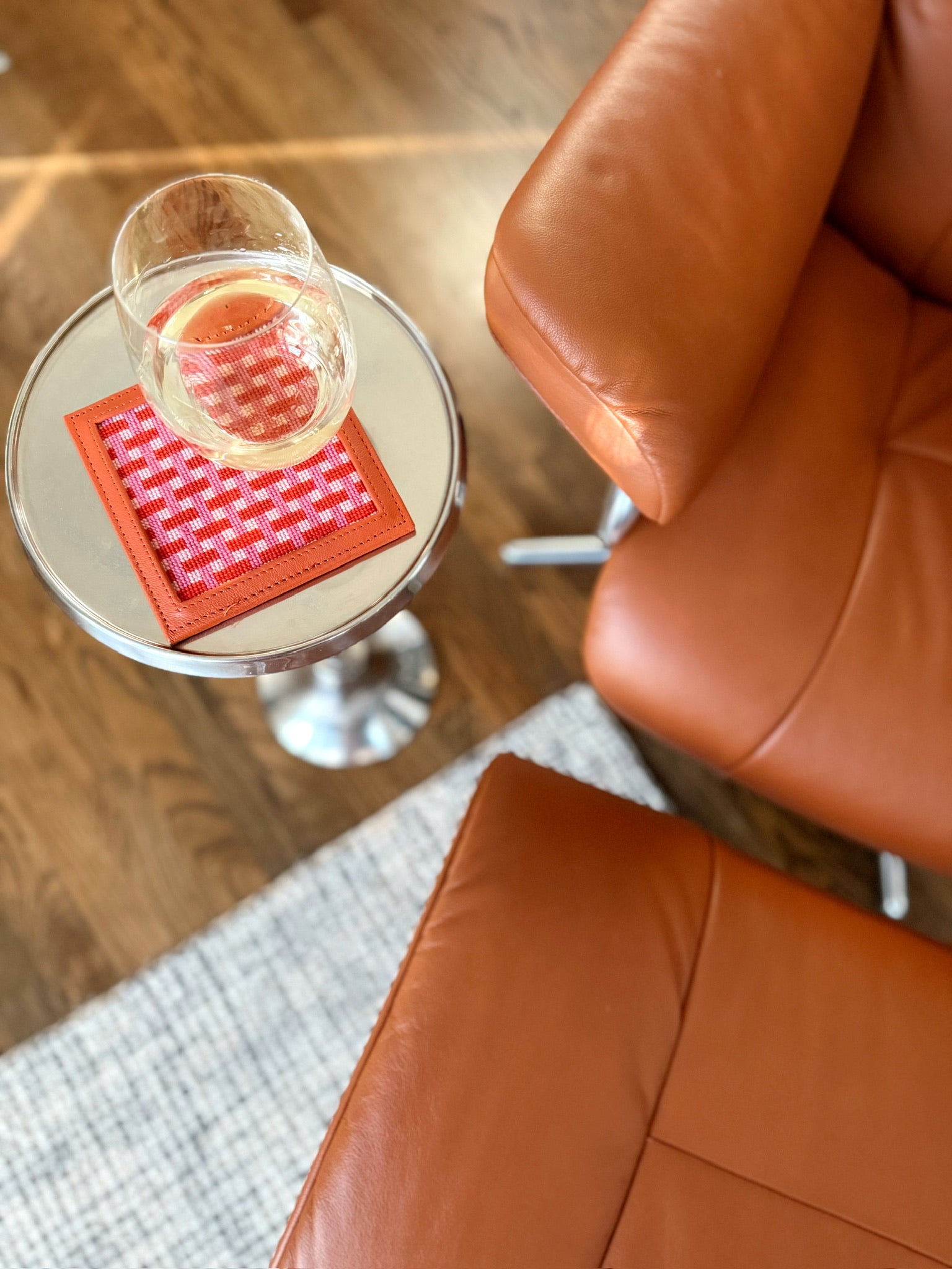 "Slow Burn" Happy Stitching All-In-One Coaster Kit - KC Needlepoint