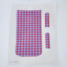 Marianne Houndstooth Clutch Canvas - KC Needlepoint