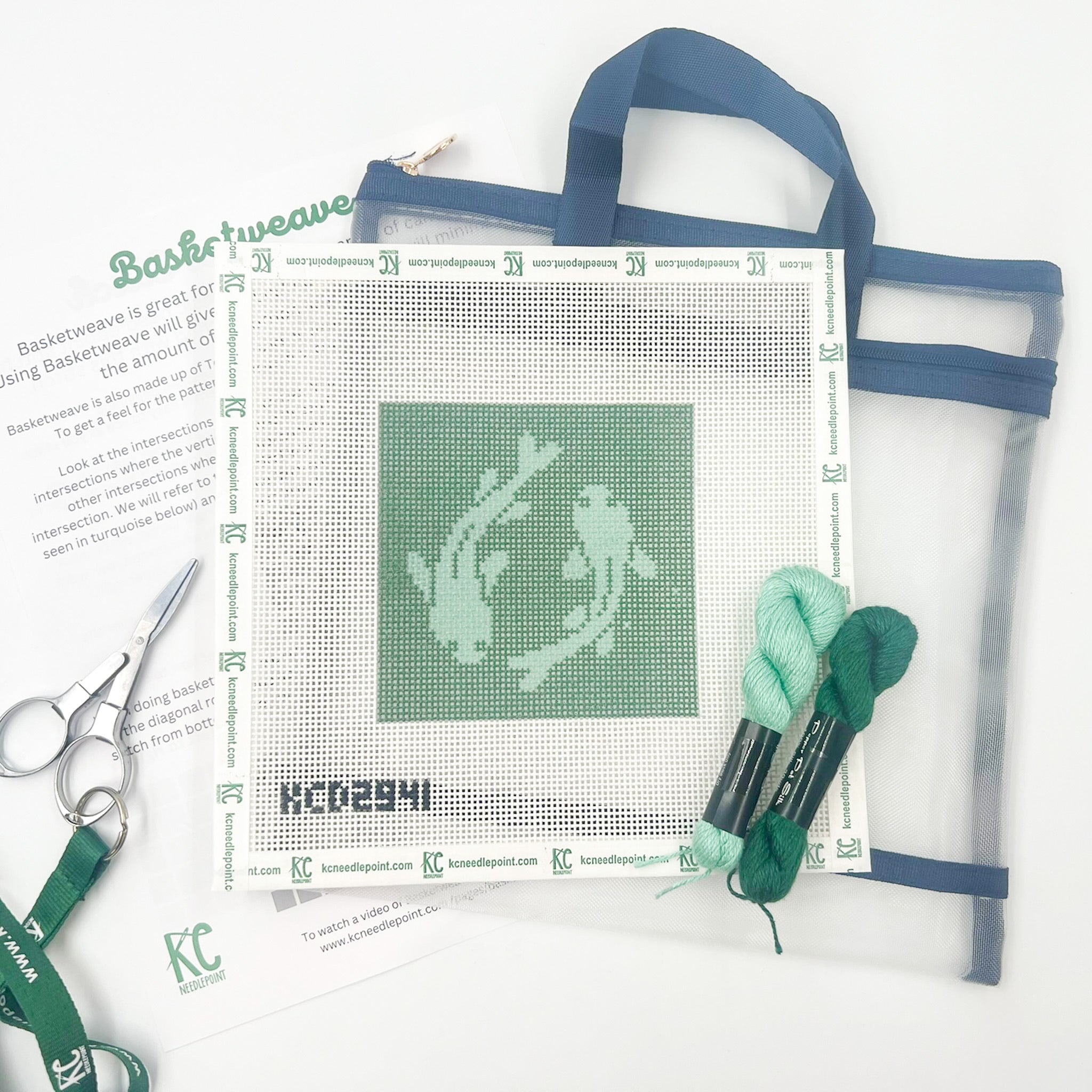 The Beginner Koi Fish Kit - KC Needlepoint