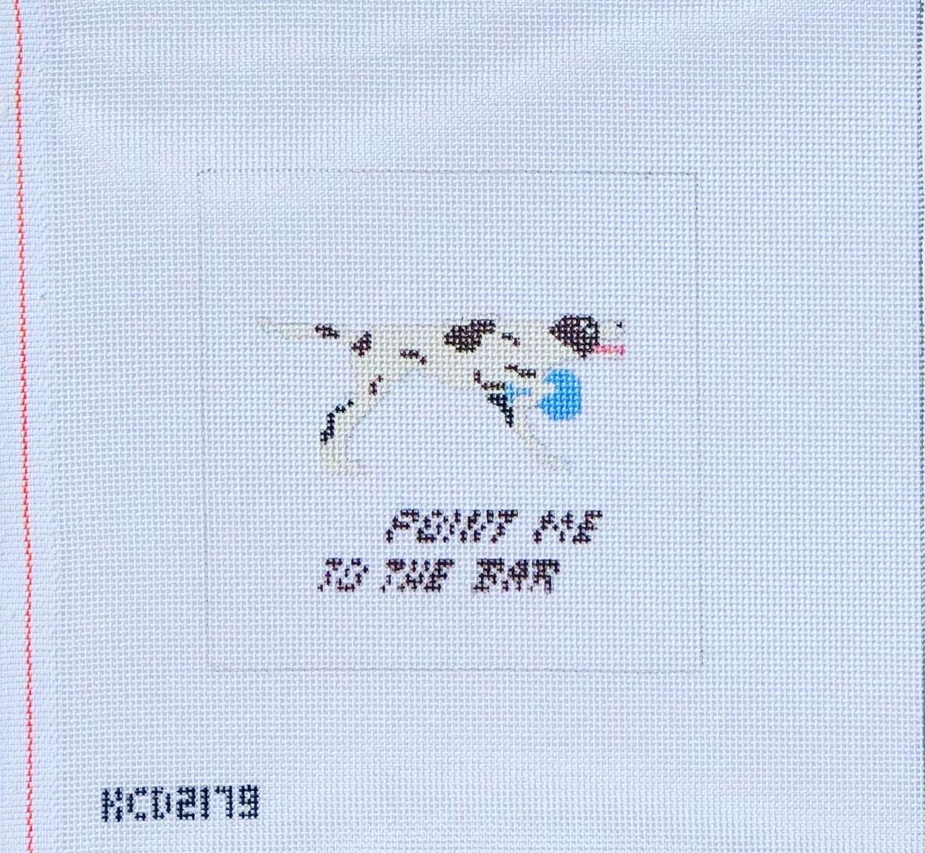 Point Me To the Bar - KC Needlepoint