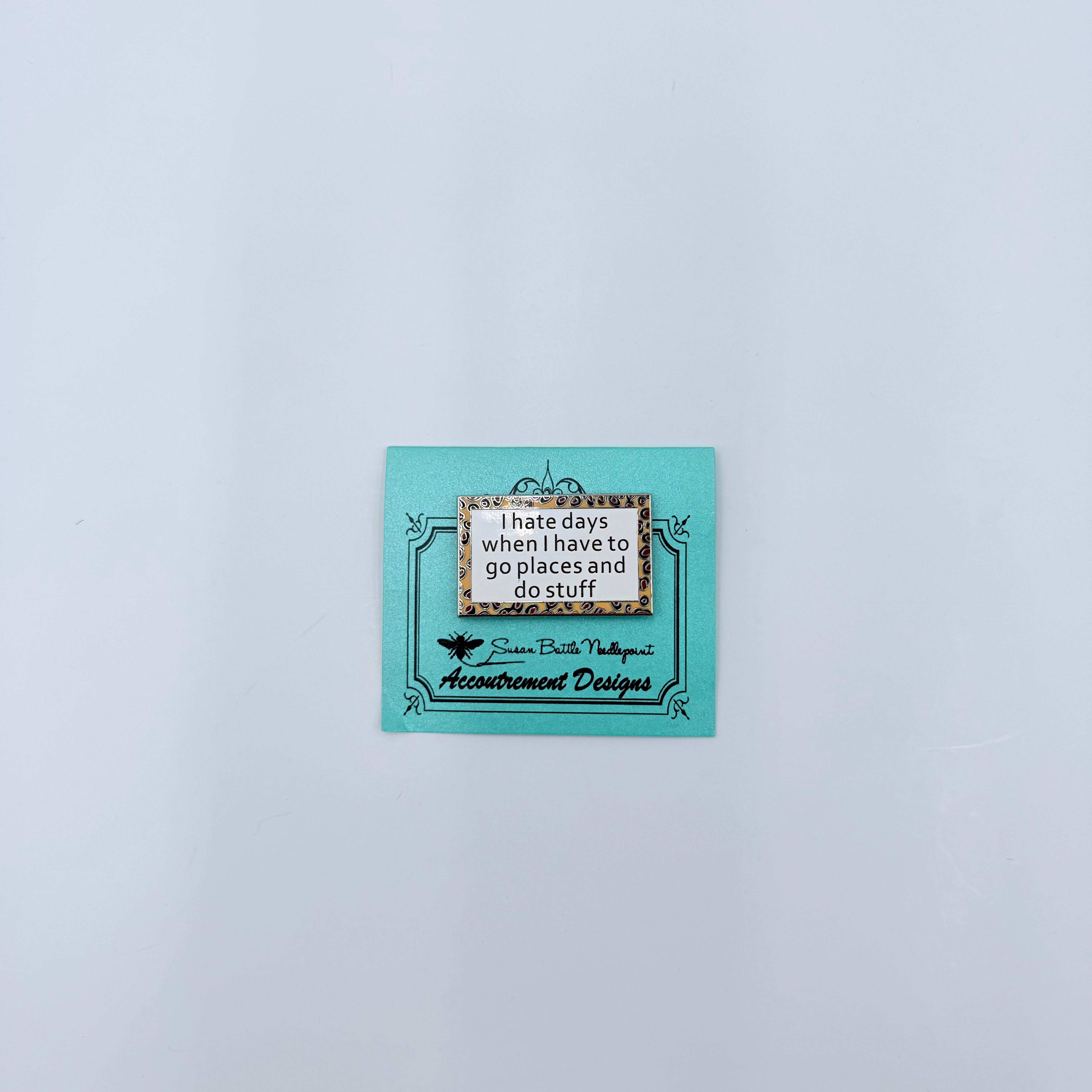 I hate days... Needle Minder - KC Needlepoint