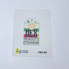 Mexico City Vintage Travel Tag Canvas - KC Needlepoint