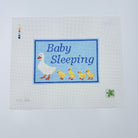 Ducks Baby Sleeping on Blue Canvas - KC Needlepoint