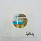 Coastal Cottage Buoys Canvas - KC Needlepoint