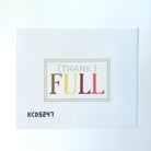 ThankFULL Mini Needlepoint Canvas - KC Needlepoint