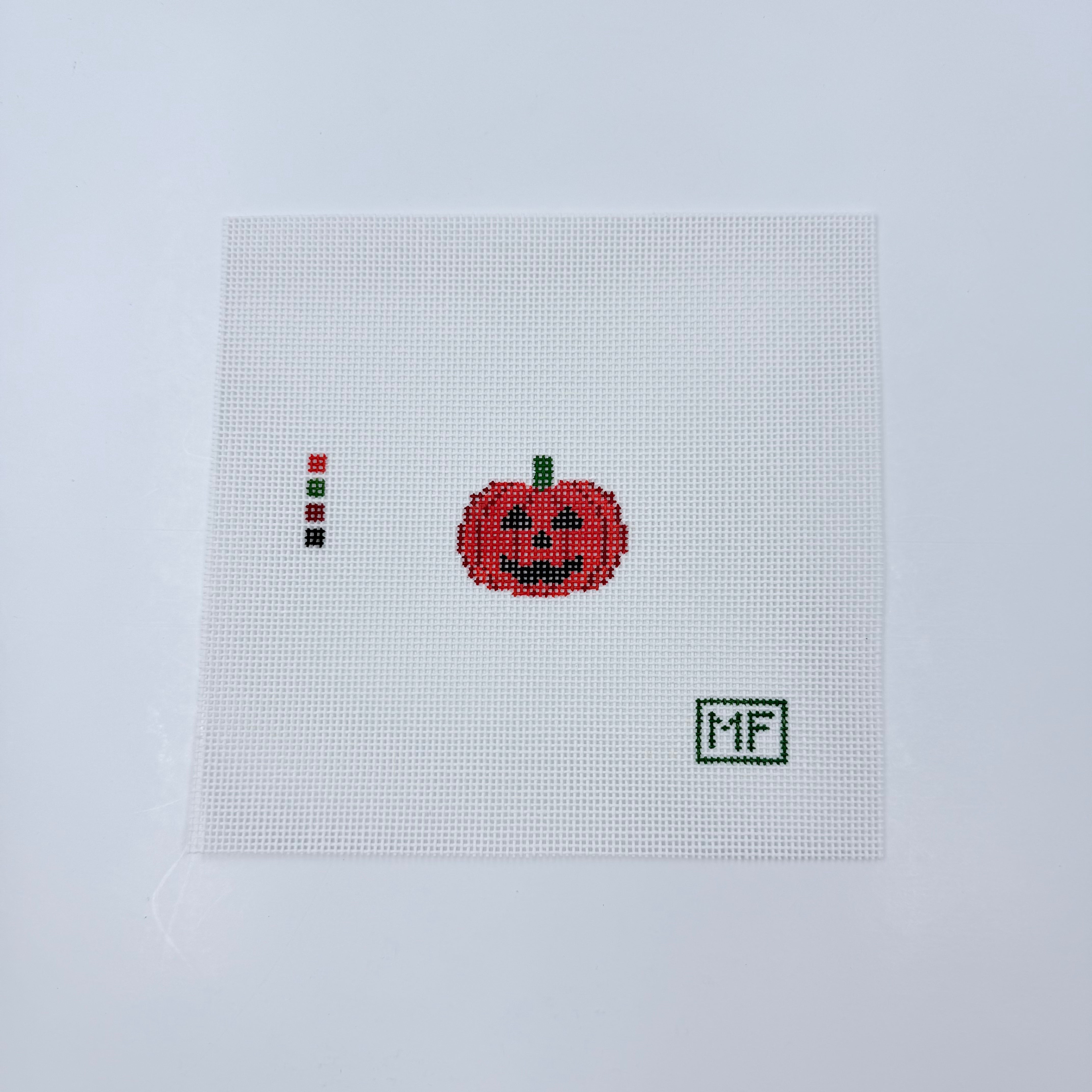 Jack O'Lantern Mini Canvas - KC Needlepoint