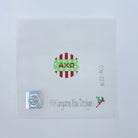 Alpha Chi Omega Key Fob Insert Canvas - KC Needlepoint