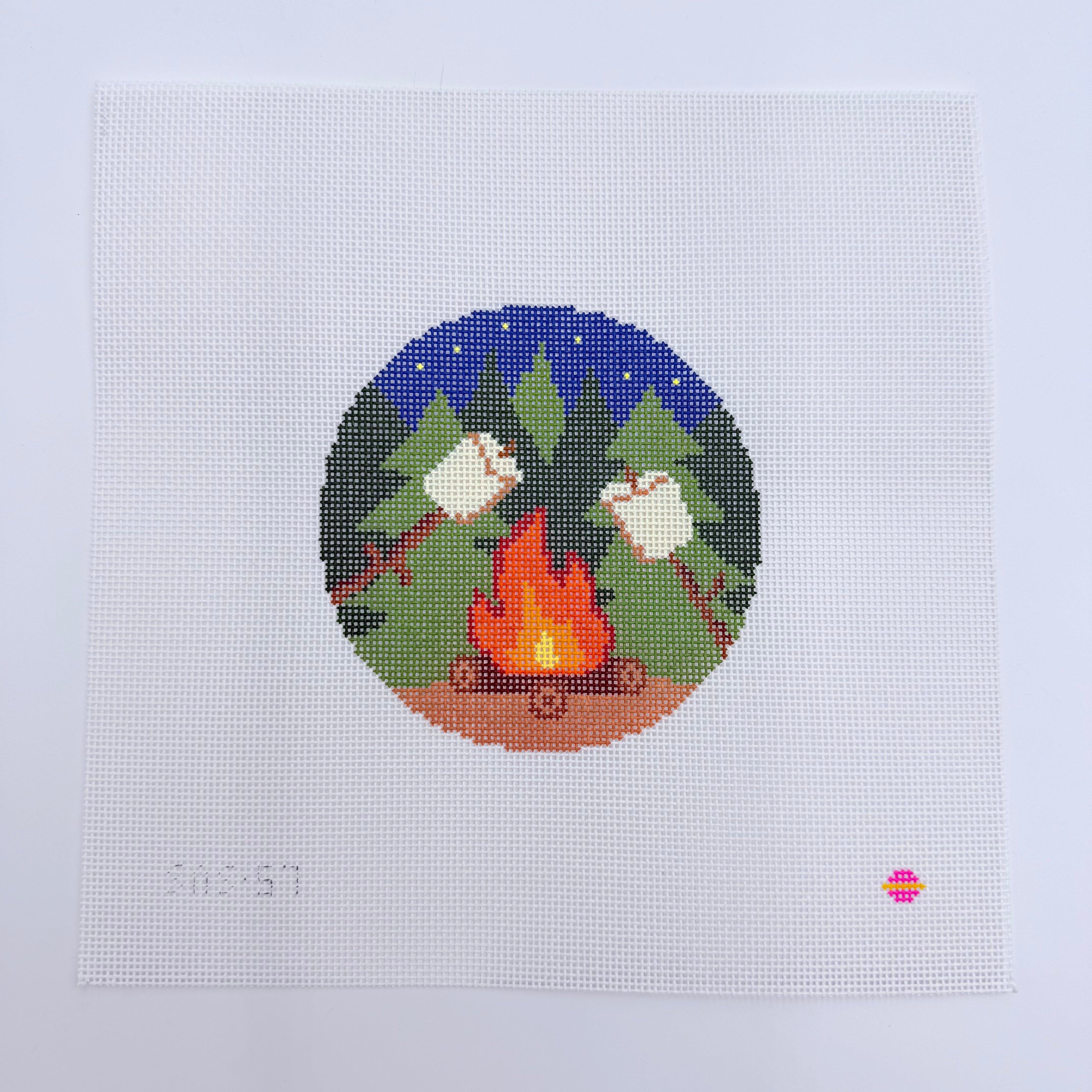 By the Campfire Canvas - KC Needlepoint