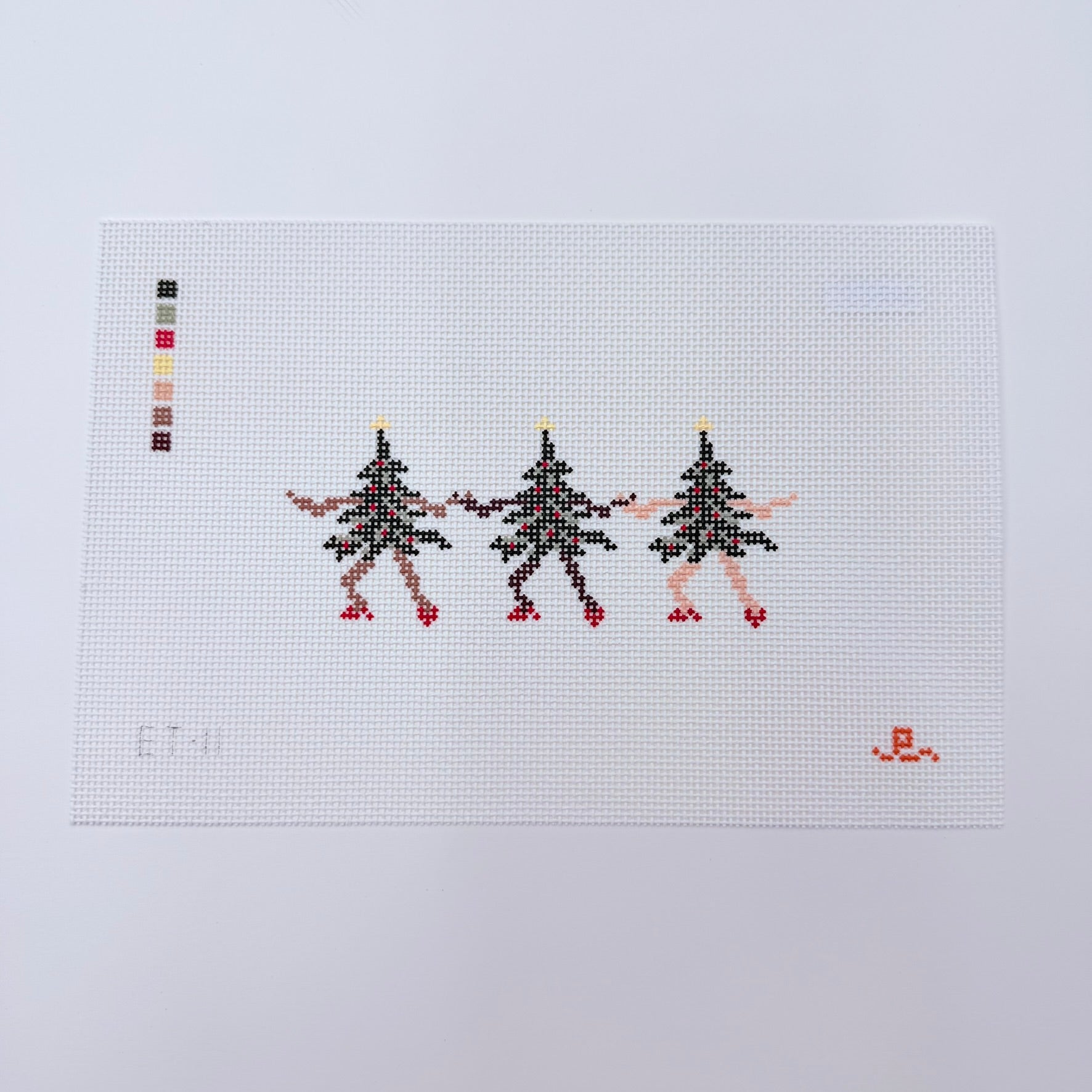 Dancing Trees Canvas - KC Needlepoint