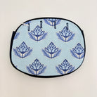 Block Print Bermuda Bag Canvas Cover - KC Needlepoint