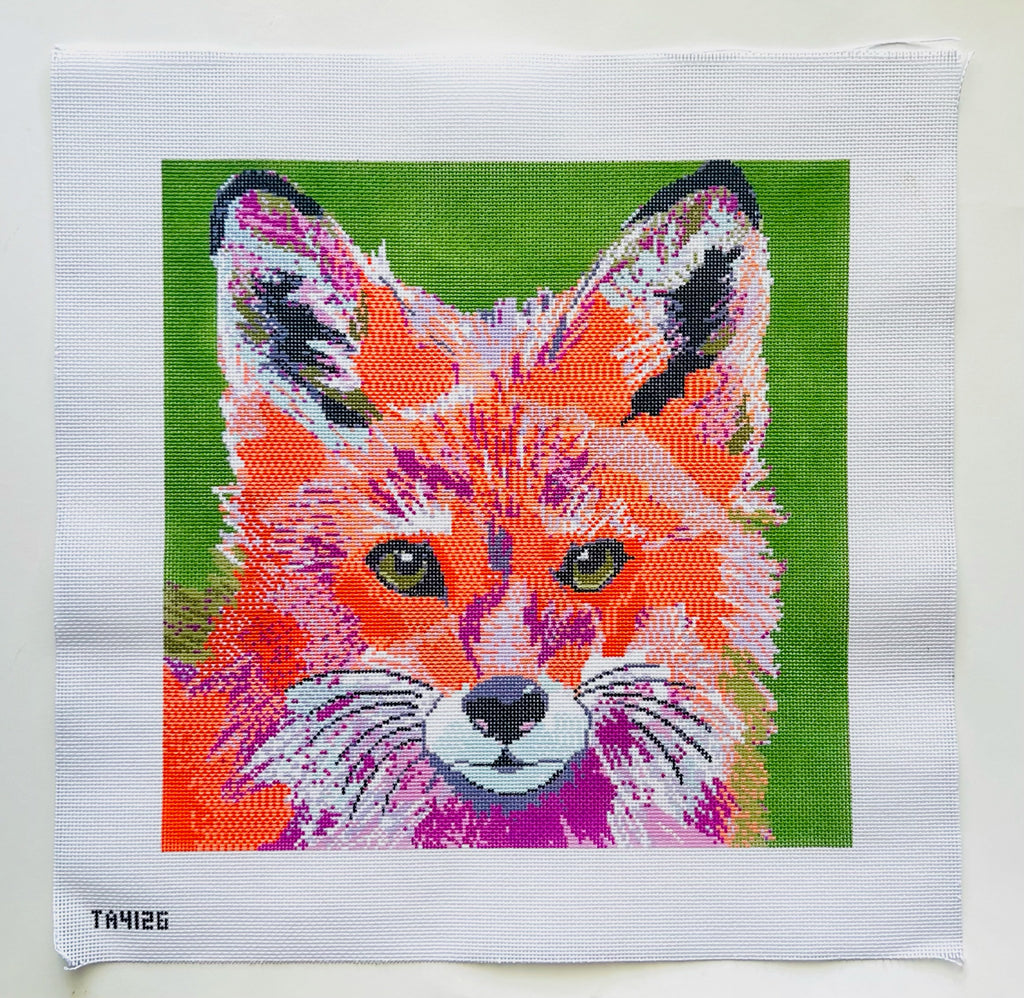 Fox Needlepoint Canvas - KC Needlepoint