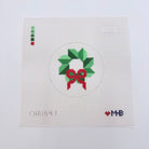 Home for the Holidays Wreath Round Canvas - KC Needlepoint