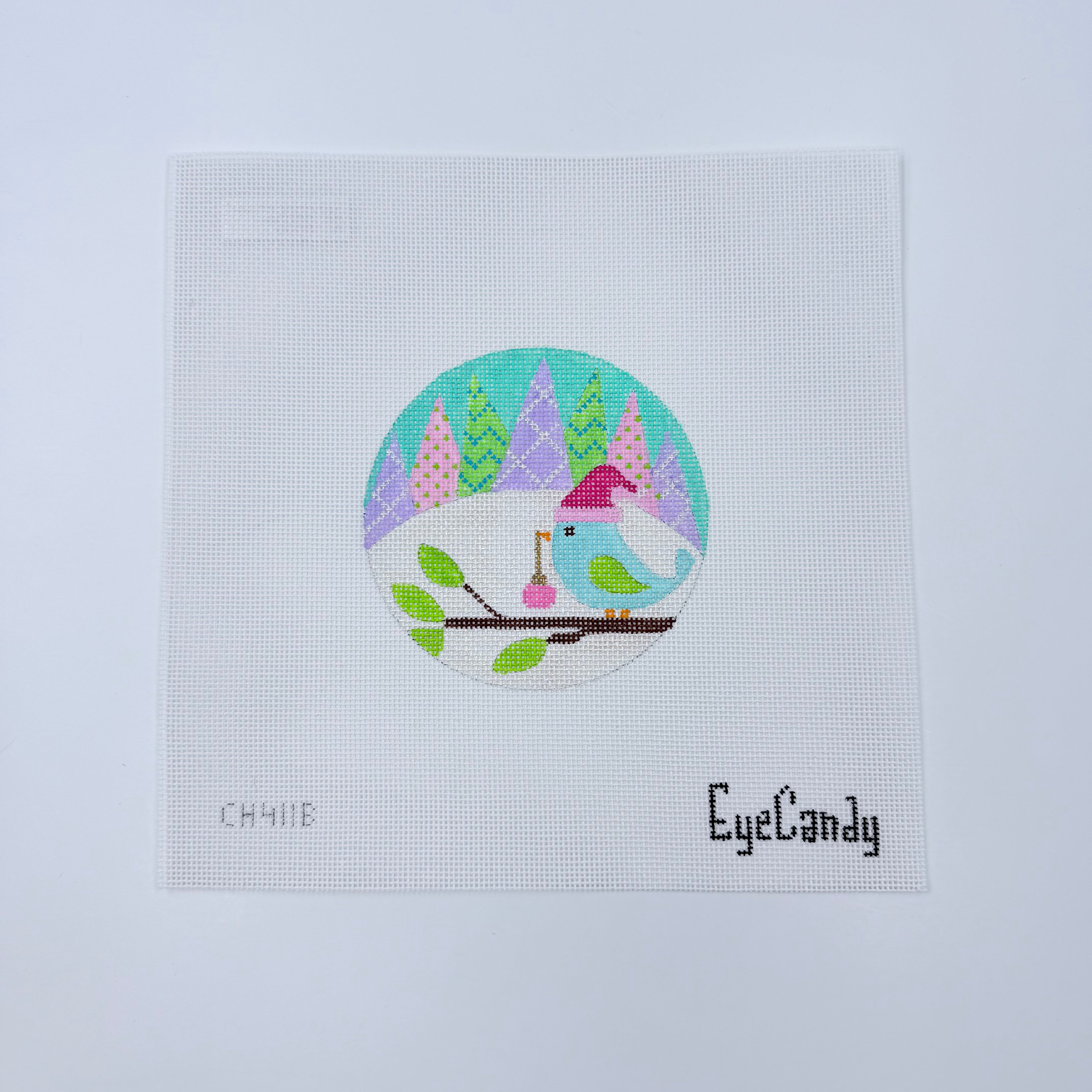 Kringle Bird Canvas - KC Needlepoint