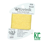 Kreinik Card Size 16 091 Star Yellow - KC Needlepoint