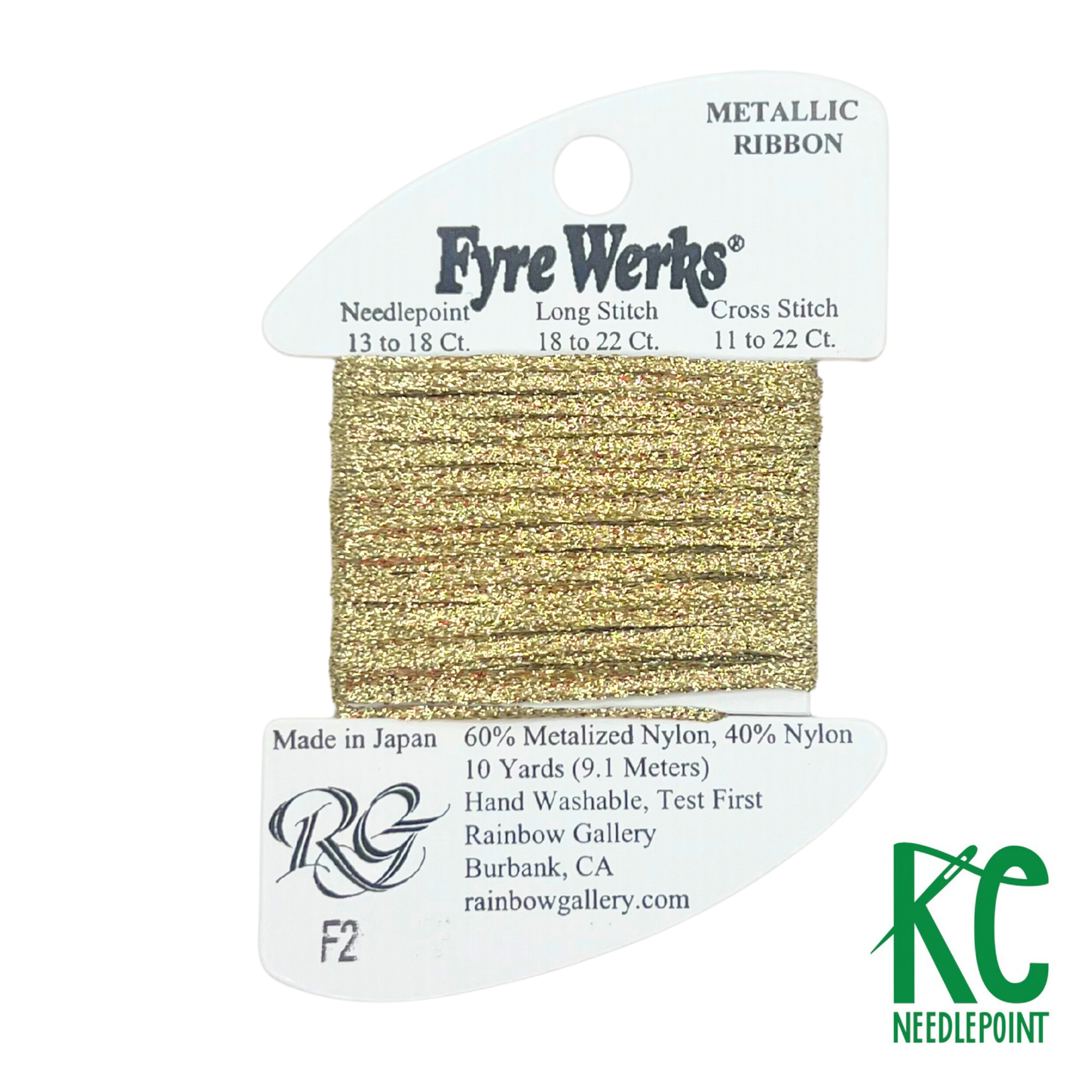Fyre Werks F2 Gold - KC Needlepoint
