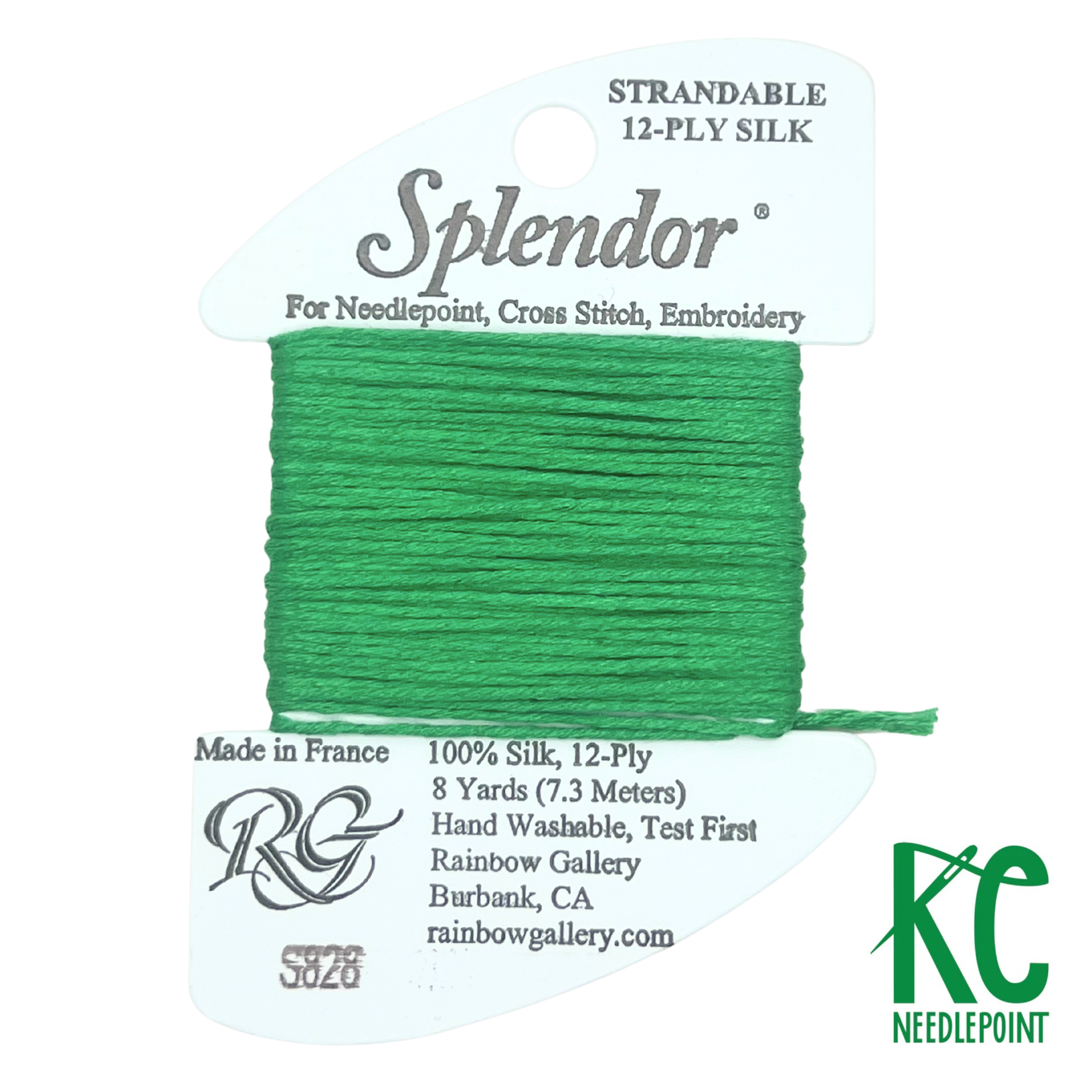 Splendor S828 Lite Christmas Green - KC Needlepoint