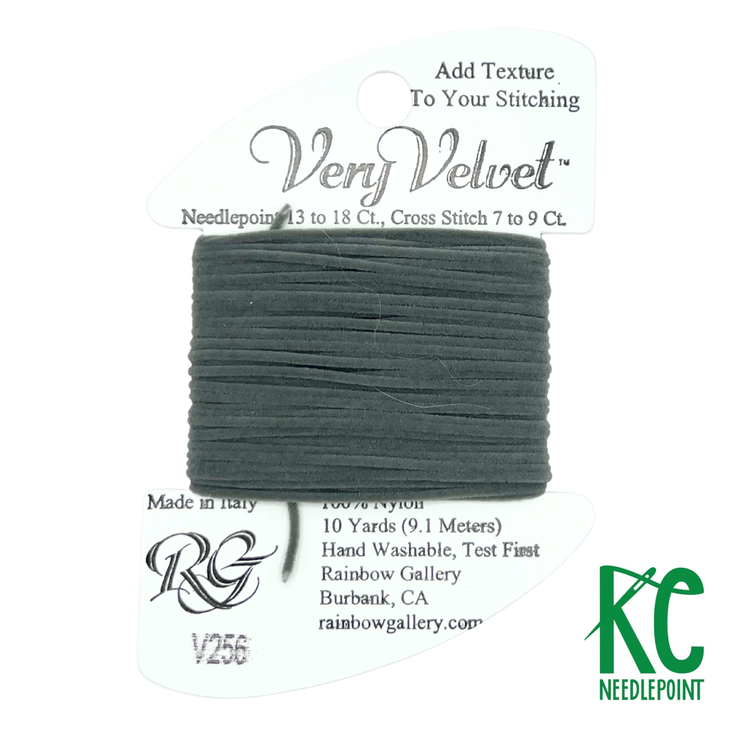 Very Velvet V256 Gray - KC Needlepoint