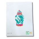 Dragon Ginger Jar Canvas - KC Needlepoint