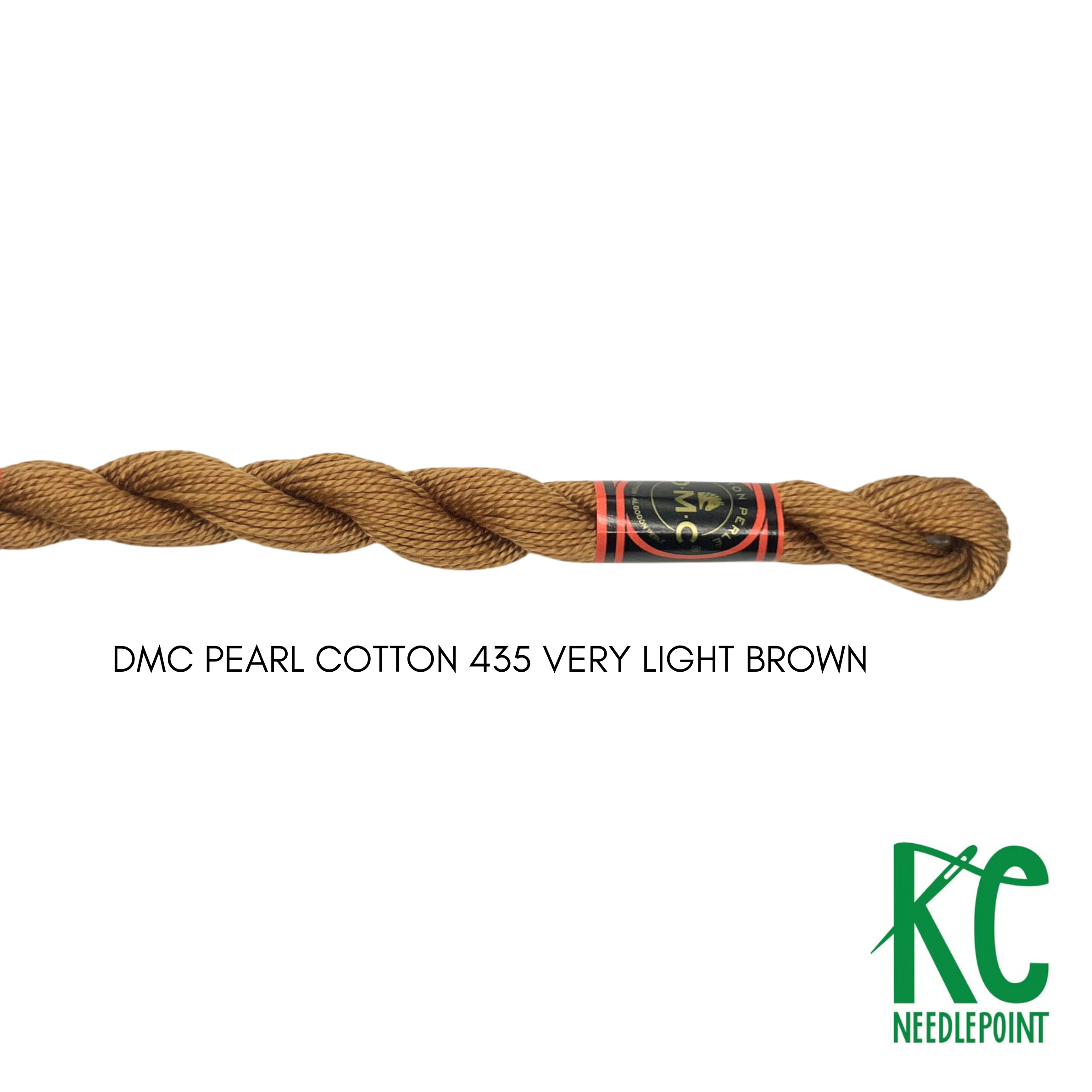DMC 3 Pearl Cotton 435 Very Light Brown - KC Needlepoint