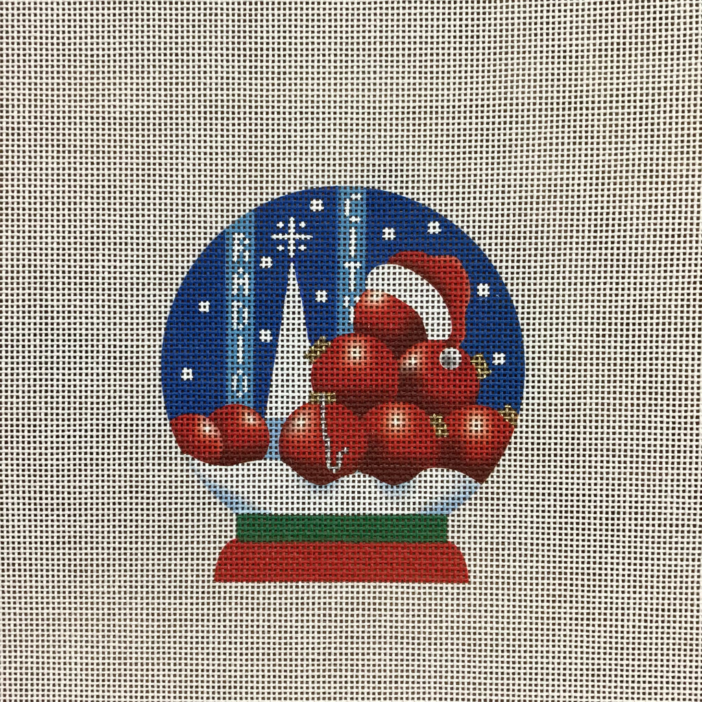 Radio City Christmas Balls Canvas - KC Needlepoint